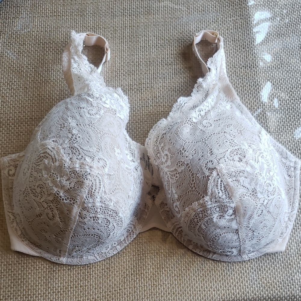 ThirdLove Lace Full-Coverage Underwire Bra - Cream